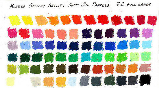 Mungyo Gallery Artists' Soft Oil Pastel each color - Choose One